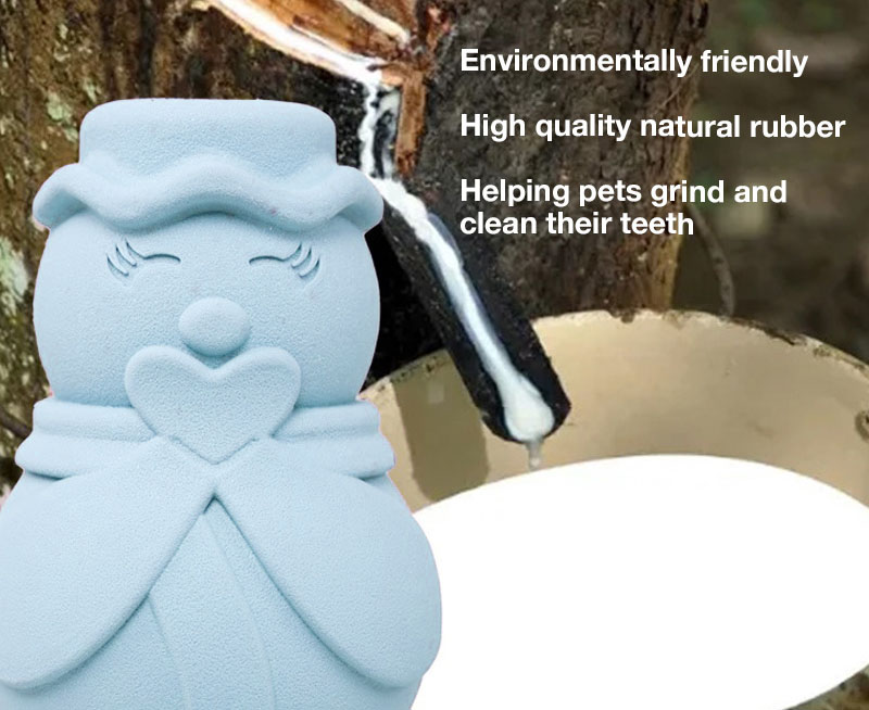 Pure natural rubber funny chew toy