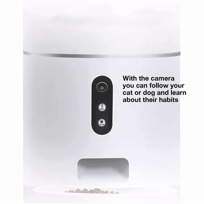 _Built in camera remote  monitoring wifi pet feeder